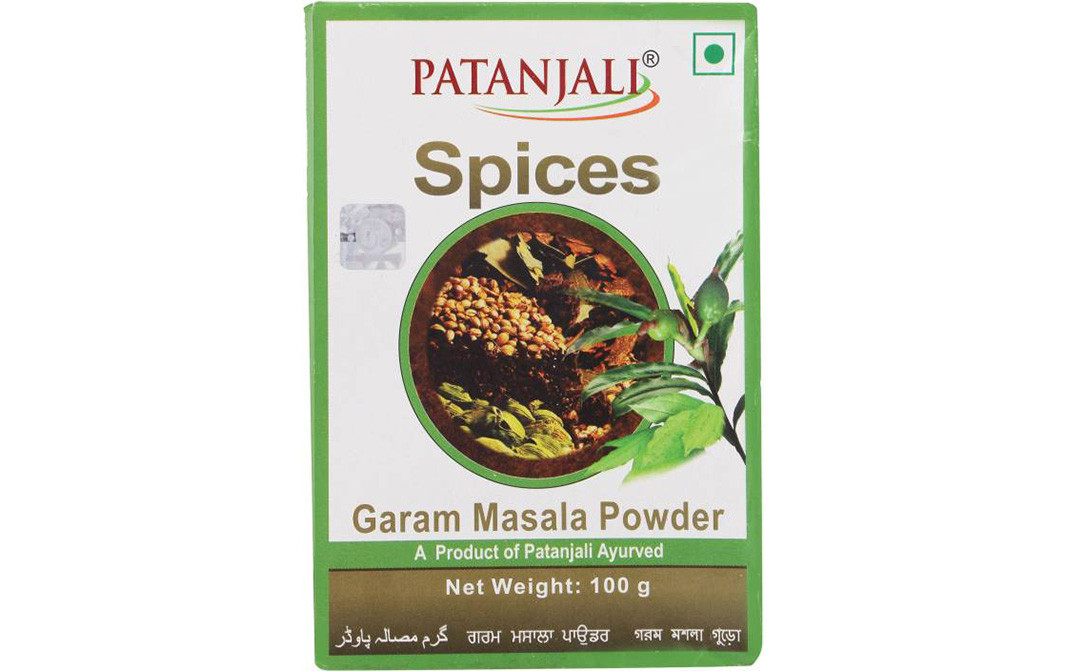 Patanjali Garam Masala Powder    Box  100 grams